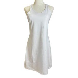 Nic + Zoe White Racerback Active Dress Size M NWT | Athletic Tennis Golf Dress